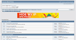 Desktop Screenshot of forumaboutproxy.com